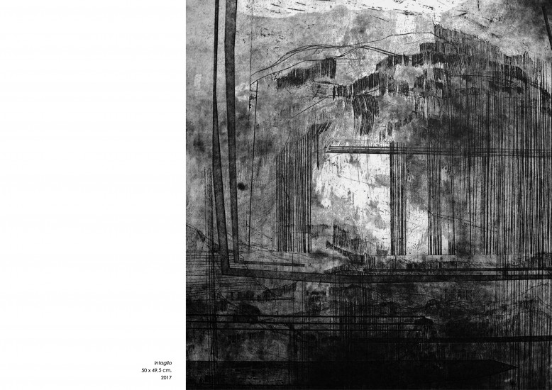 bez tytułu |intaglio | 50x49 cm